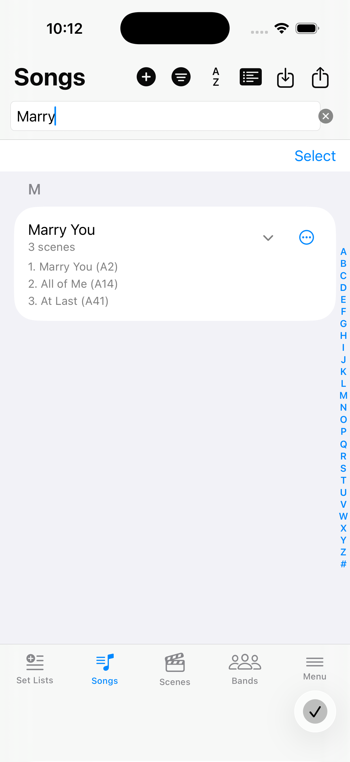 Expanded song