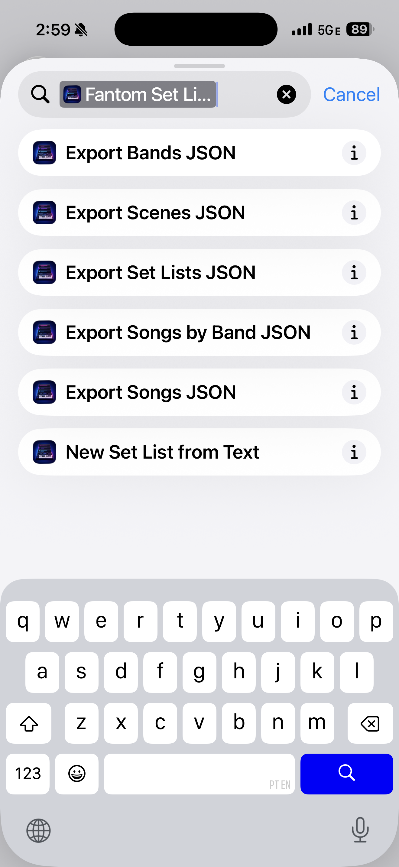 App actions